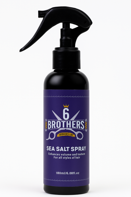 Hair sea salt spray bottle for volume and texture, suitable for all hair types.