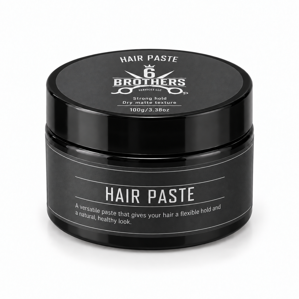 Strong Hold Hair Paste – 6 Brothers Hair Styling Cream for All Hair Types